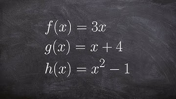 How To Evaluate the Composition of Three Functions