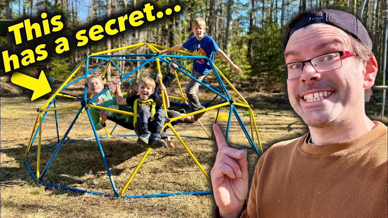 Suspiciously Simple fun! Hapfan 10’ climbing dome setup & review