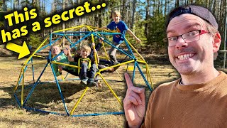 Suspiciously Simple fun! Hapfan 10’ climbing dome setup & review