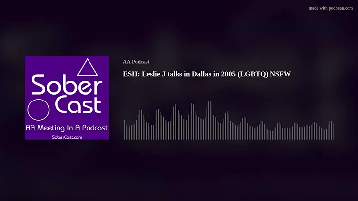 ESH: Leslie J talks in Dallas in 2005 (LGBTQ) NSFW