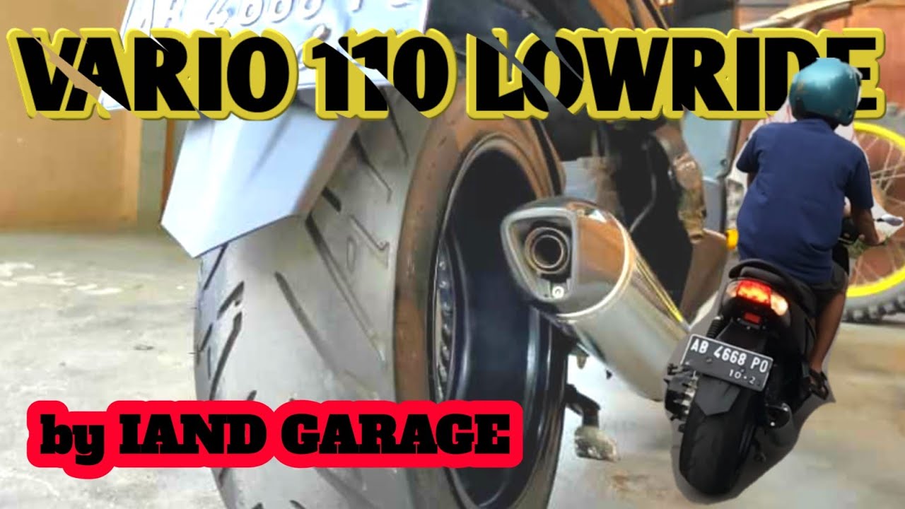 REVIEW VARIO 110 MODIF LOWRIDE BAN GAMBOT!!!