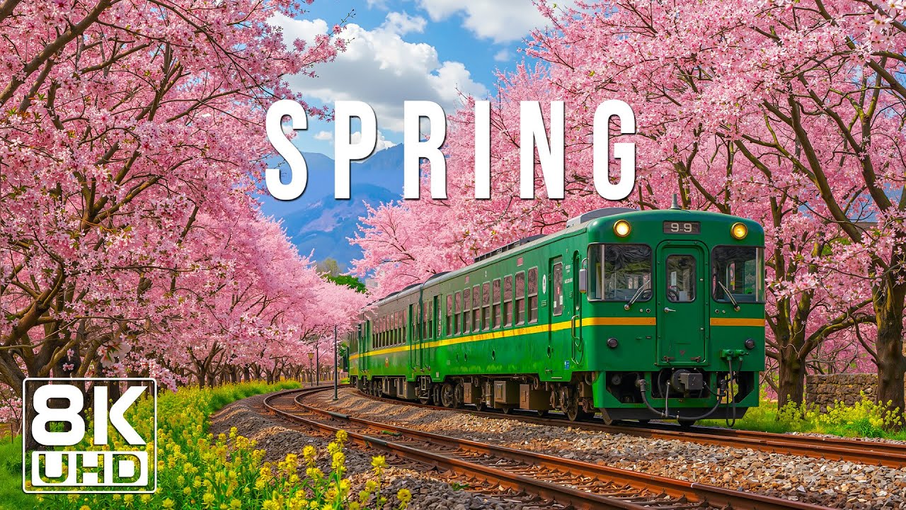 Spring 8K Ultra HD – Nature Awakens with Flowers, Soft Light and Gentle Breezes