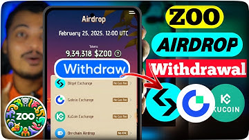 ZOO Airdrop Withdrawal Process || ZOO Exchange Withdrawal || Zoo KuCoin Withdrawal ✅