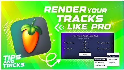 Best Audio Export Settings for FL Studio Mobile, Tap Track Studios,fl studio mobile