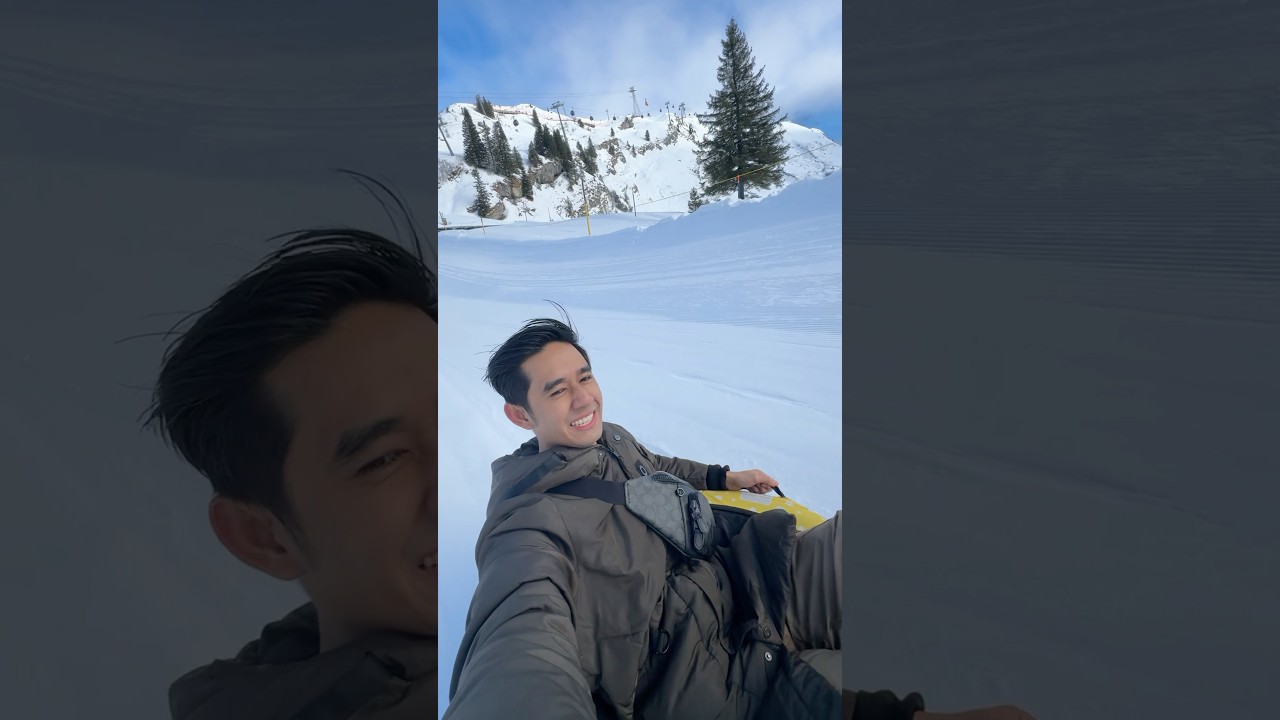 TERJUN SALJI SENDIRIAN 😭🤣