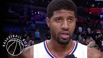 [NBA] Paul George Post-Game Interview, OKC vs LAC, November 18, 2019