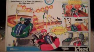 Knex Mario Kart Wii Bowsers Castle Ultimate Building Set Preview