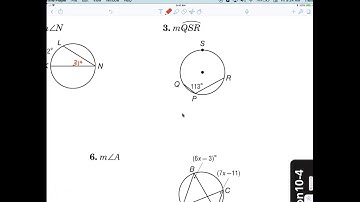 Section 10.4 worksheet geometry