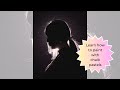 Technique Tuesday for May: Silhouettes in chalk pastel - Learn to paint with Ali Board