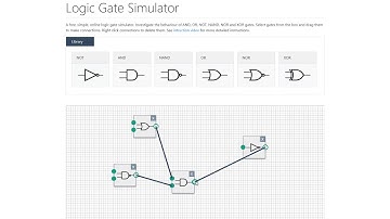 Logic gate simulator