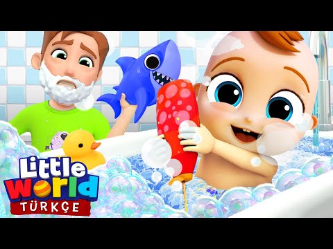 Bıcı Bıcı, Banyo Şarkısı | Eğlenceli Ve Öğretici Çocuk Şarkıları | Little World Türkçe