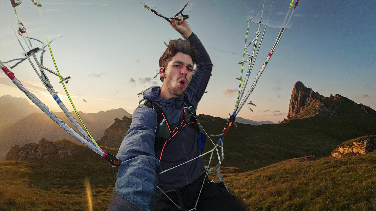 Vlog Hike & Fly - Je gravis 1800m pour rentrer chez moi en parapente !