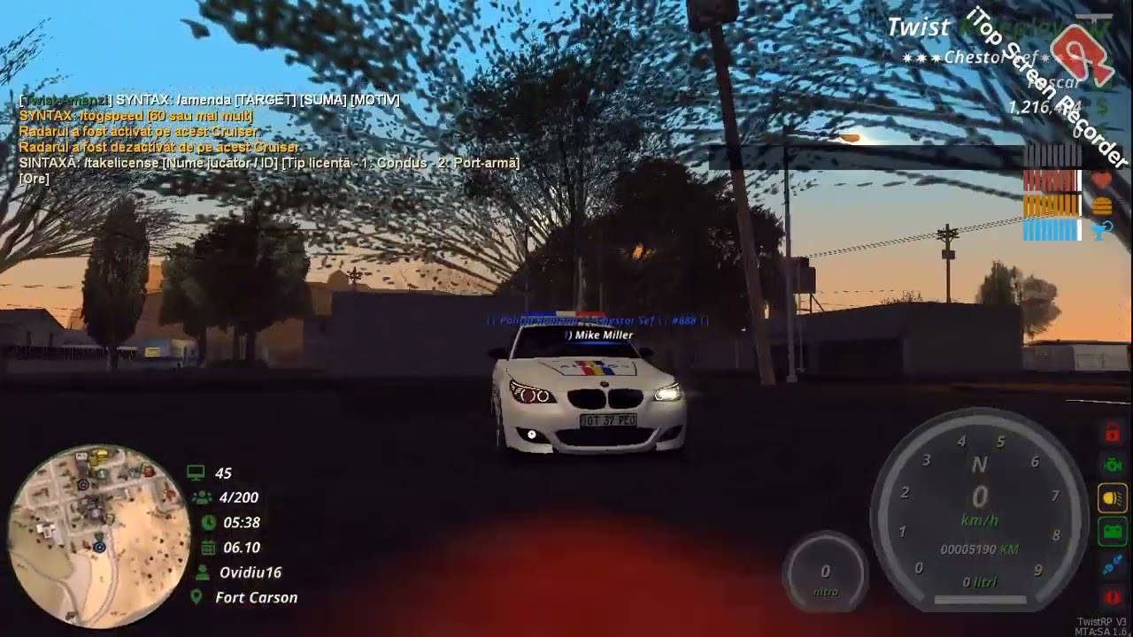 MTA Romania TWIST, Comenzile Politiei!