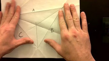 Bisecting an Angle - folding paper example