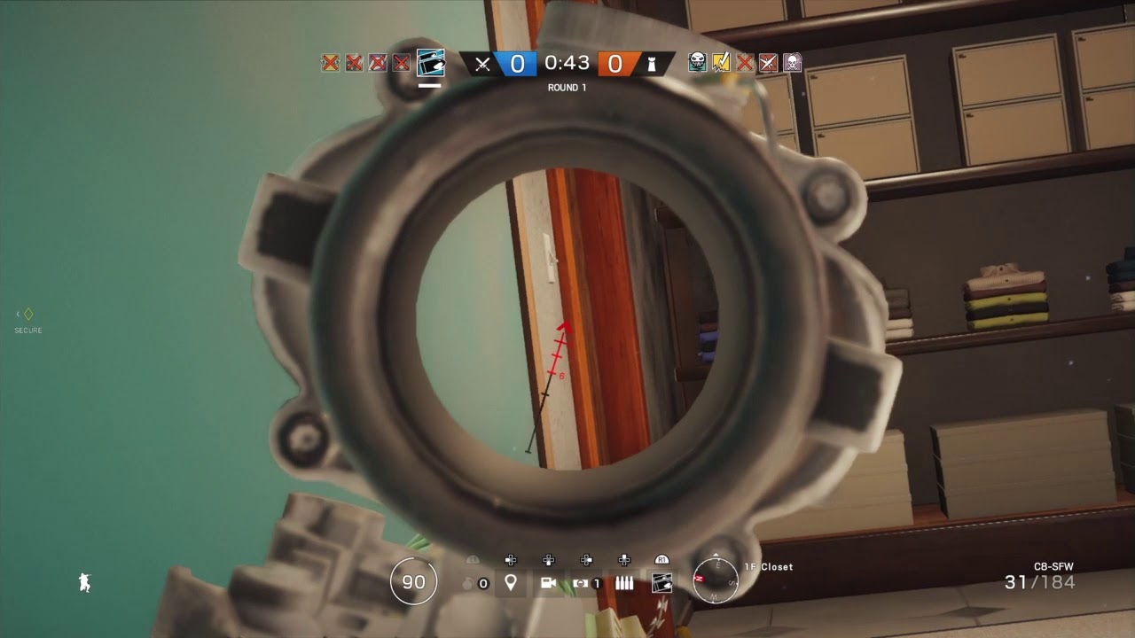 1v4 clutch ace - rainbow six siege - YouTube