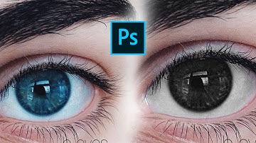How To change eye color Into Black IN Photoshop