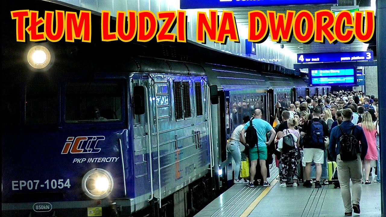 WARSZAWA CENTRALNA I WAKACYJNE POCIĄGI PKP 2024