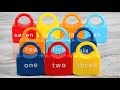 Learning Video For Toddlers Learn Numbers &amp; Counting, Unlock Number Learning Locks With Matching Key