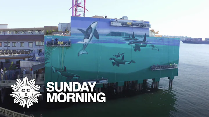 The artist Wyland and his "whaling walls"