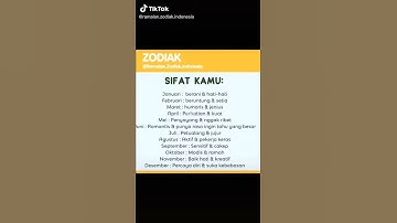 Zodiak sesuai bulan dan tanggal lahir