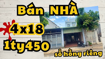 🔴Nhà 4x18 giá 1ty450 1 trệt 1 lầu sổ hồng đường xe hơi