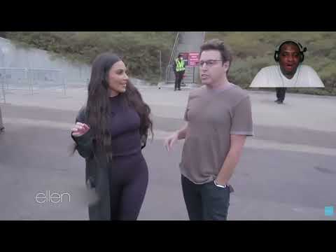 Reaction | "Kim Kardashian Gets Stuck In Ellen's Haunted House" | By TheEllenShow