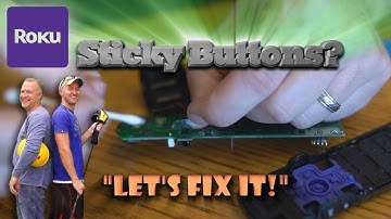 Easy Fix for Your Sticky Roku Remote Control Buttons