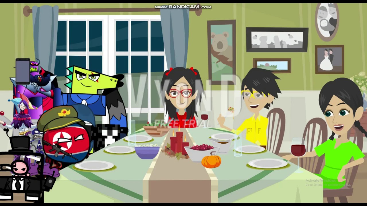 North KoreaBall and his Friends misbehave at the Teacher's House