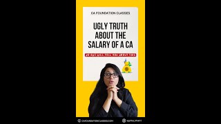 🤯Ugly Truth About the SALARY OF A CA | Salary of CA | CA Foundation Classes | Agrika Khatri