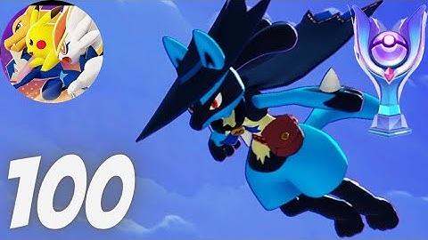 Pokemon Unite Mobile - Gameplay Walkthrough Part 100 - Lucario Gameplay Auroma Park (Android, iOS)