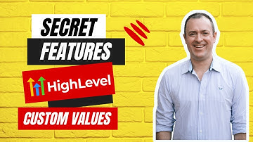 Discover the Power of Custom Values (GoHighLevel Secret Features)