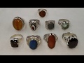 خواتم محابس احجار نادره وراقيه Rings, stone blocks, rare and elegant