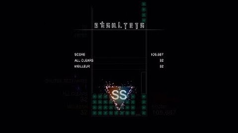 Tetris Effect : All Clear Mode SS Rank