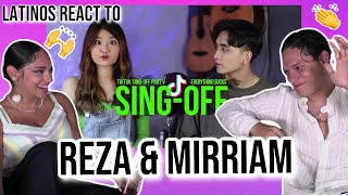 Latinos react to SING OFF TIKTOK SONGS PART V | Reza Darmawangsa vs Mirriam Eka🤩😎👌