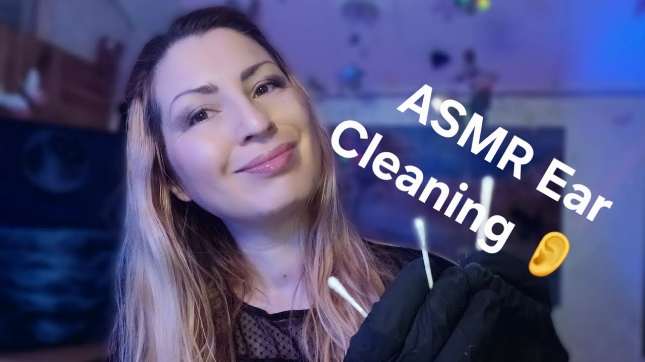 ASMR Ear 👂 Exam, Massage, Cleaning 🎧 3D🧚‍♀️ Sounds For Sleeping & Pampering (PA)