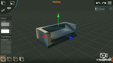 Prisma 3D - Making a sofa