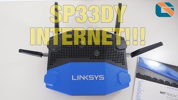 Linksys WRT1900AC Dual Band Gigabit WiFi Router in 4K