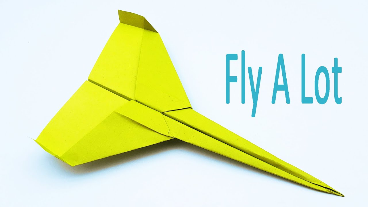 How To Make A Paper Airplanes Fly A Lot | World Record Paper Airplane ...