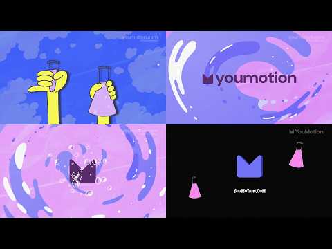 Free Liquid Explosion Chemical Reaction Logo - Cartoon Reveal (AE, PR)