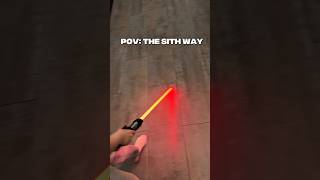 POV: THE SITH WAY #starwars #starwarsfan #lightsaber #darthvader