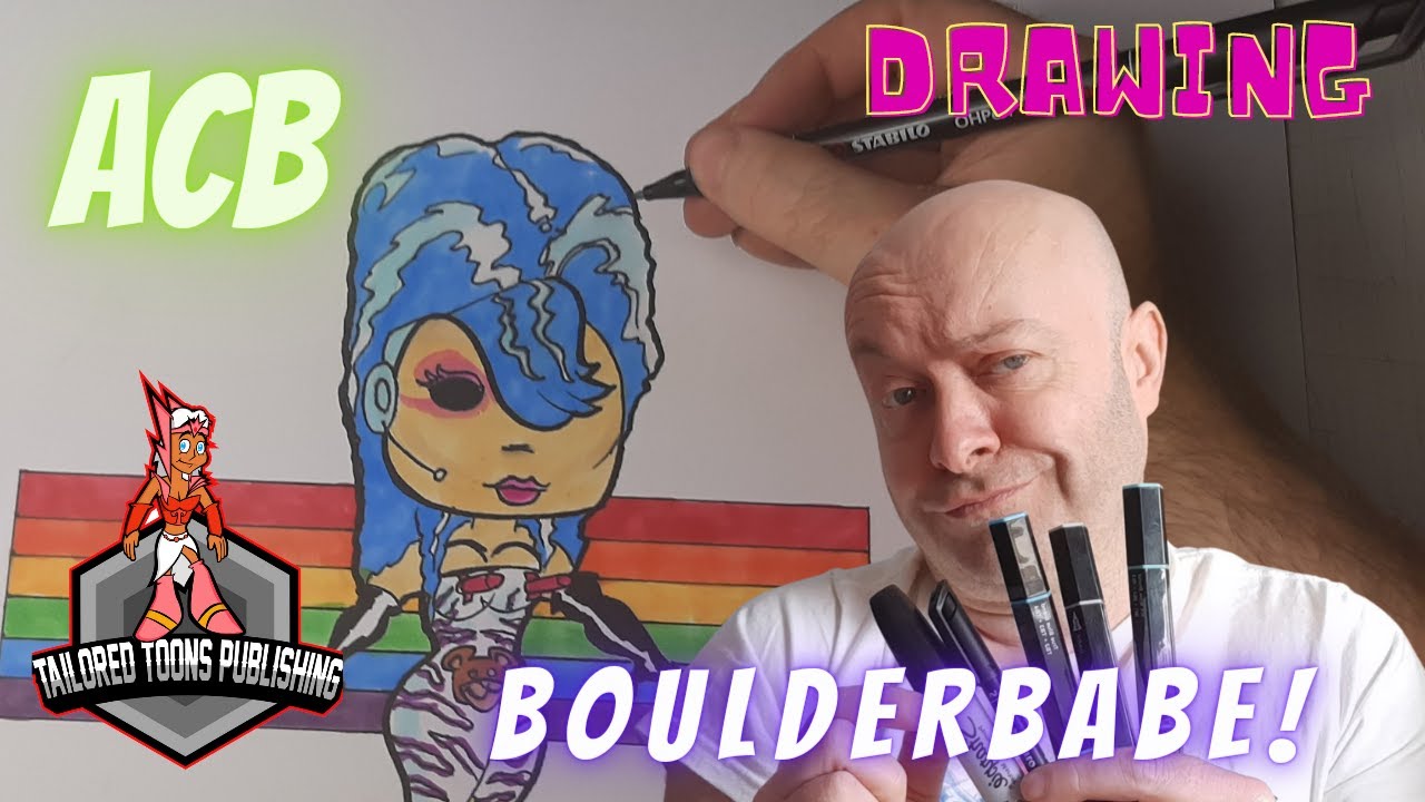 Boulder Babe Pop Funko / Comic Art Book Style!