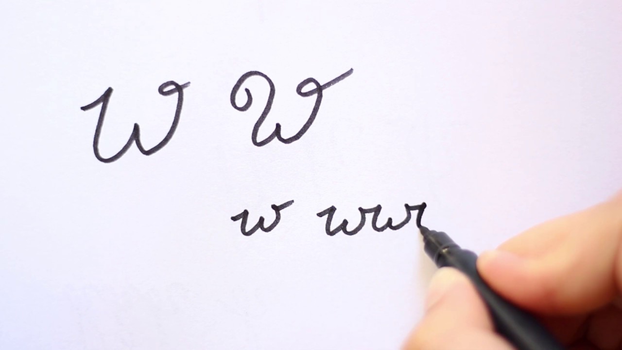 How to write the Modern Greek letter ω - YouTube