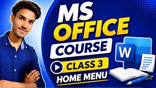 “MS Office Home Menu Complete Guide For Beginner" #Video #“Learn Home Menu Fast⚡MS Word Easy Guide”.
