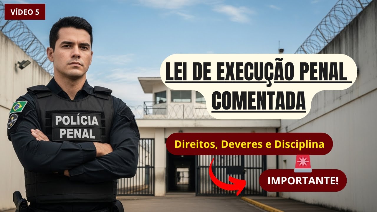 🔴Direitos, Deveres e Disciplina do Preso: LEP COMENTADA🚨