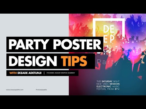 Must Know Party Poster/ Flyer Design Tips 🔥💯💥