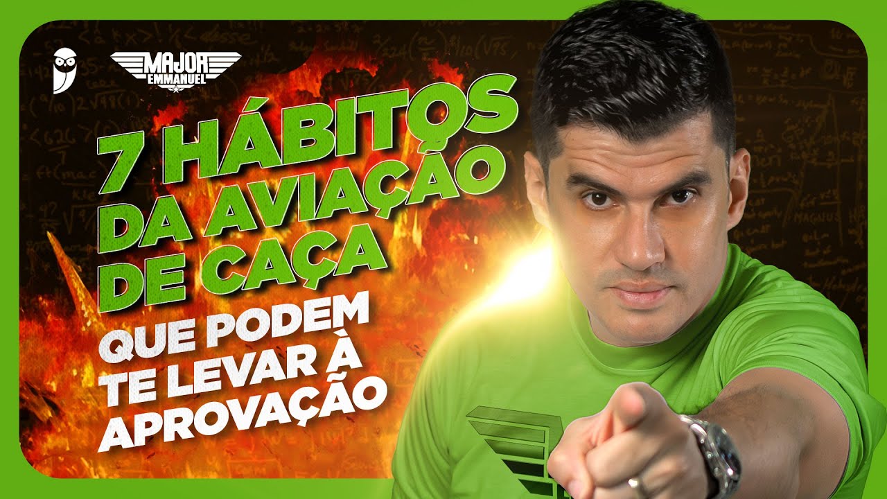 7 hábitos que aprendi na Aviação de Caça e que têm mais a ver com concurso do que você imagina!