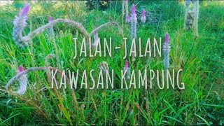 Jalan-Jalan Kawasan Kampung. Jalan Di Kawasan Tali Air Naik Motor. Lihat Permandangan Yang Cantik.