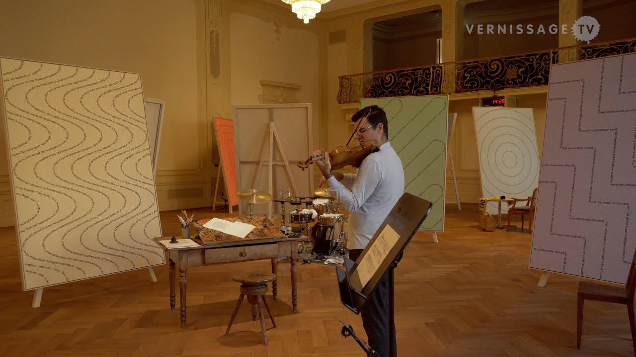 Claudia Comte: The Interview Painting Ensemble / Art Basel 2021 Parcours