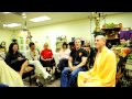 Radhanath Swami and Gary in Akashic Book Store