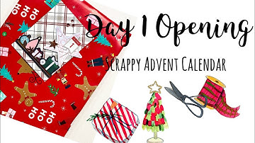 Scrappy Advent Calendar | Day 1 Opening Video | Jess